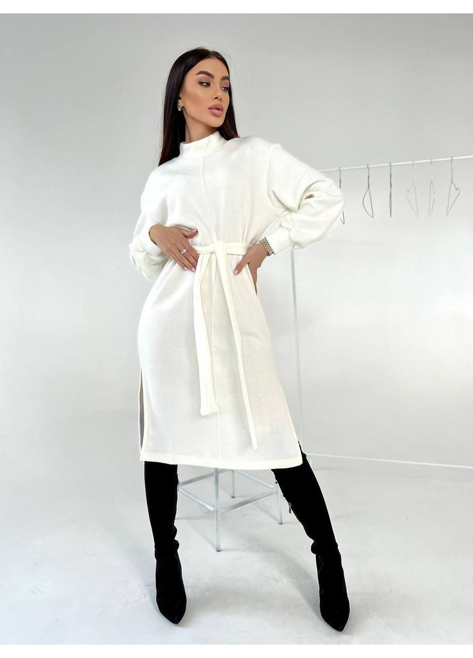 Молочна повсякденний сукня жіноча Гермес однотонна