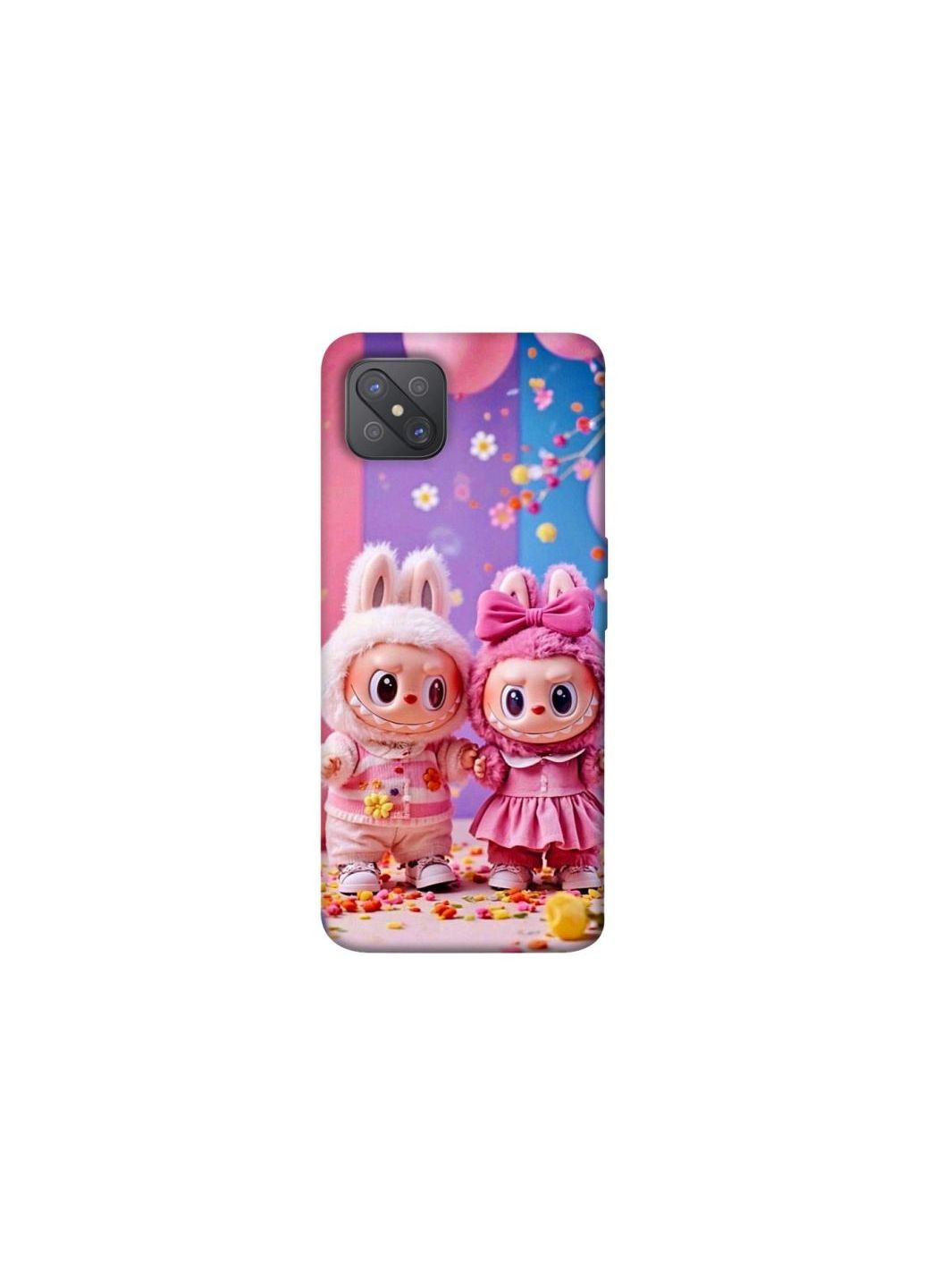 Чохол на Oppo A92s Labubu twins ver.2 Frontalka (361989728)