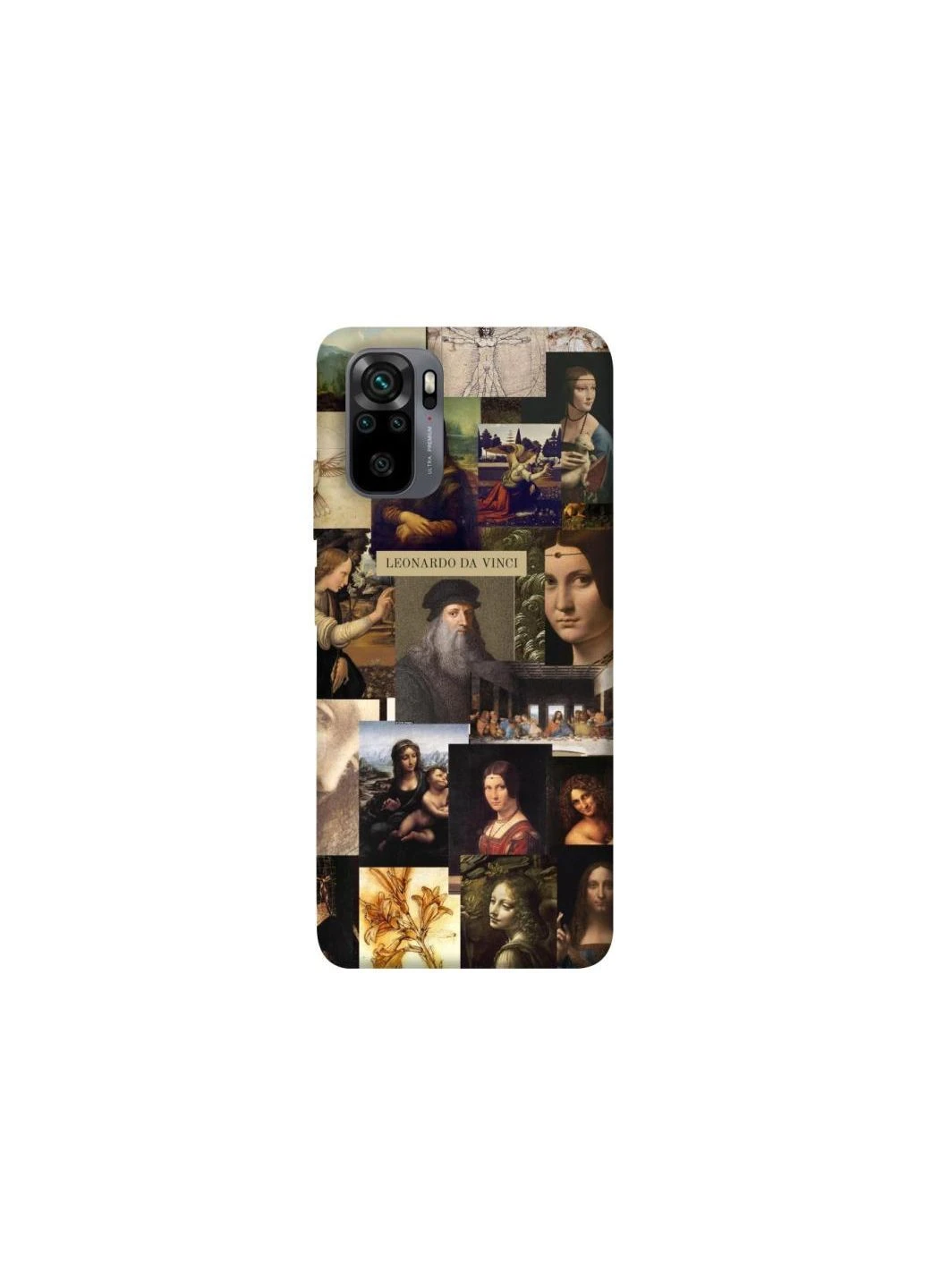 Чохол на Xiaomi Redmi Note 10 / Note 10s Leonardo da Vinci Frontalka (375721823)