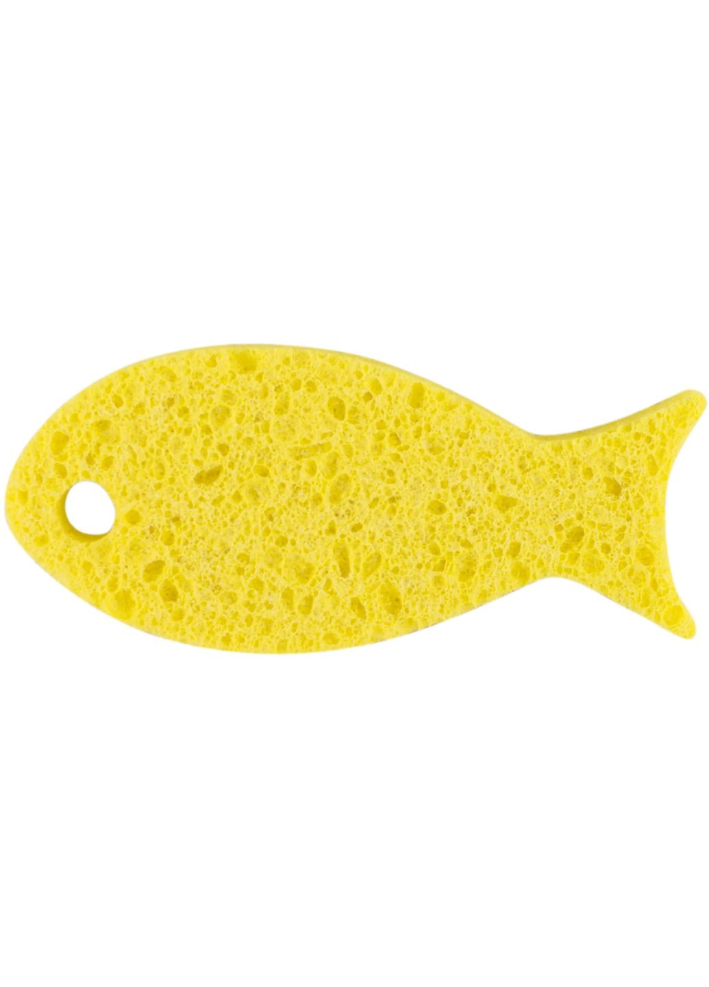 Губка для купання Рибка, жовтий () Baby Team 7407 (328395086)
