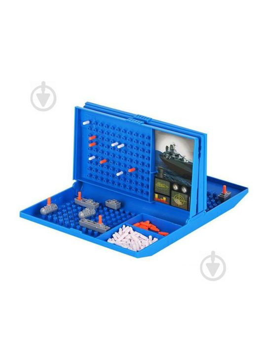 Игра настольная Морской бой, игровое поле 25,5/18,5/3см, в корр., 29/26/4,5см No Brand (301648923)