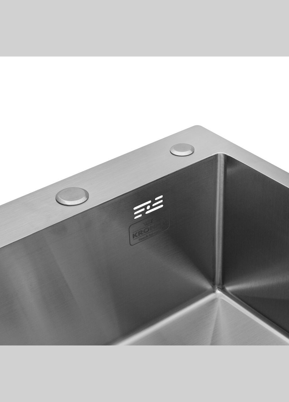 Кухонная мойка KRP Geburstet - 4545HM (3.0/1.0 мм) Kroner (368581413)