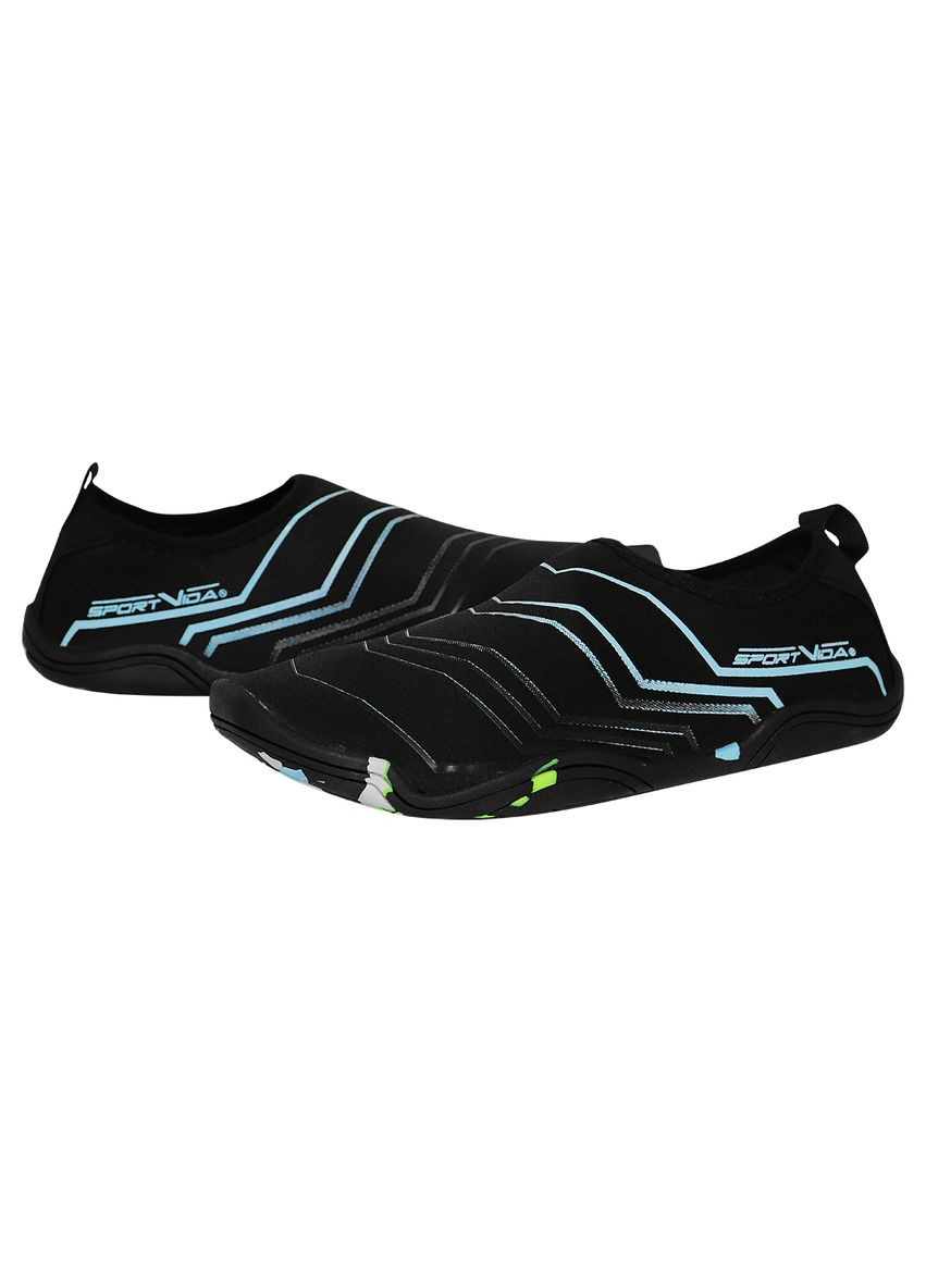 Обувь для пляжа и кораллов (аквашузы) SV-GY0005-R Size 36 Black/Blue SportVida sv-gy0005-r36 (275654021)