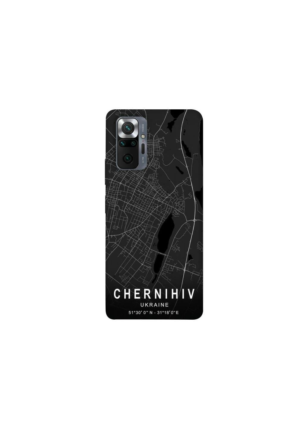 Чохол на Xiaomi Redmi Note 10 Pro Chernihiv map Frontalka (365303263)