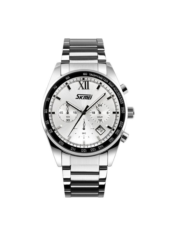 9096SI Silver кварцевый классический Skmei (323079686)