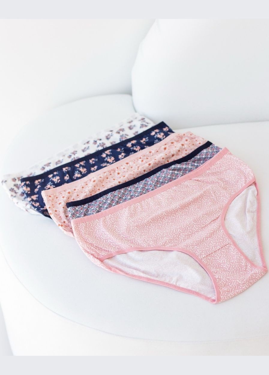 Жіночі трусики Plus Size - мікс 5 шт. Nicoletta (342119961)