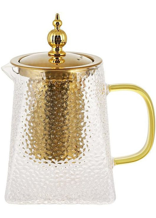 Чайник заварювальний "Edinburgh" 550мл зі знімним ситечком, прозорий матовий BonaDi (365248463)