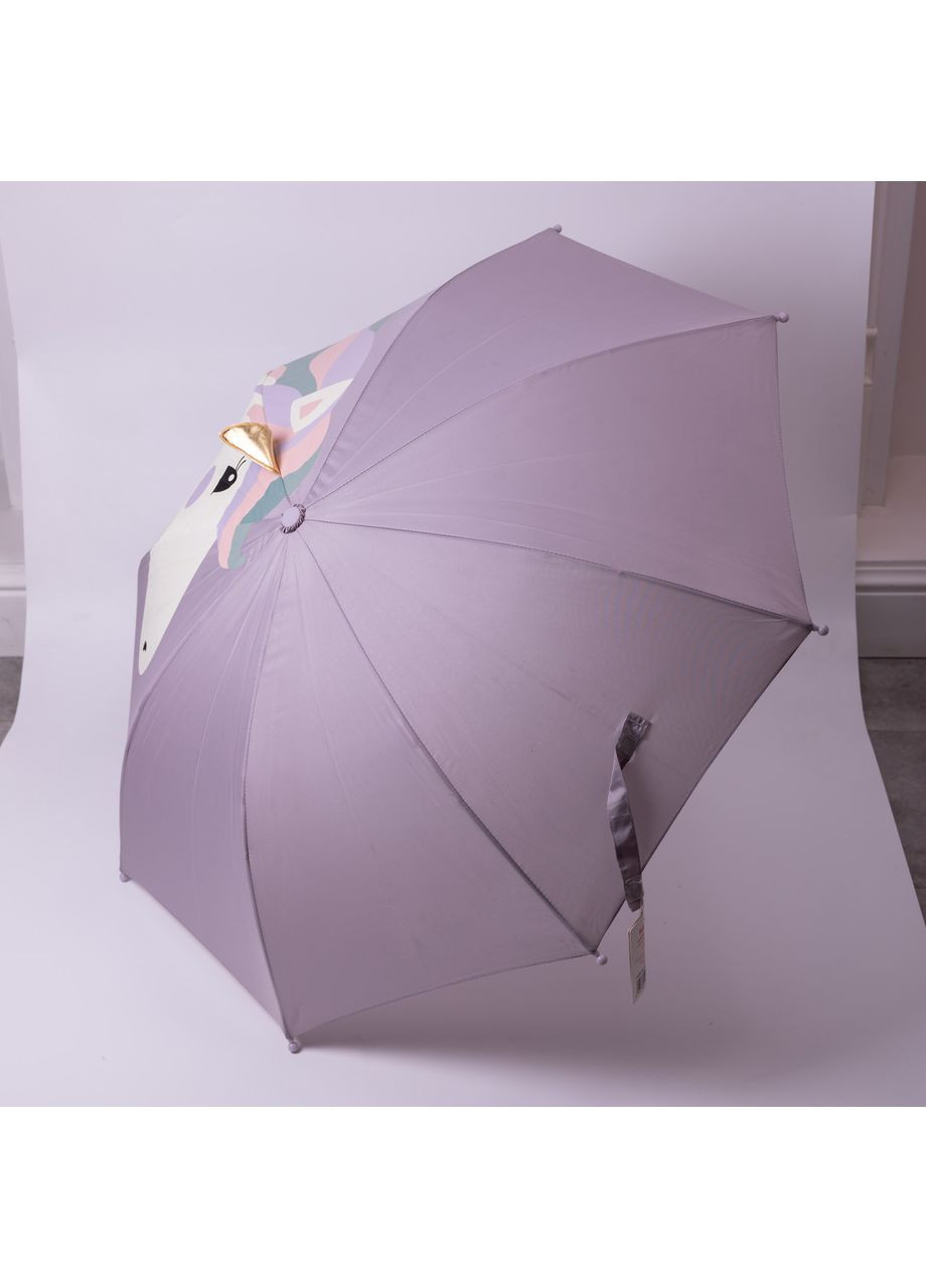 Фиолетовый классический детский зонт-трость механический 89 см для детей защита от дождя зонт для прогулок Yiwu (370602430)