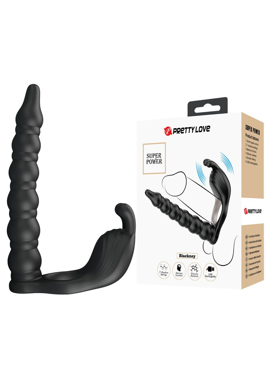 Насадка на член - Pretty Love Blackney Vibrating Enhacer Black LyBaile (361433407)