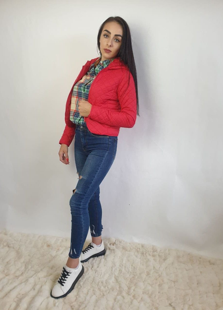 Червона демісезонна куртка rna1621opi червоний Silvian Heach