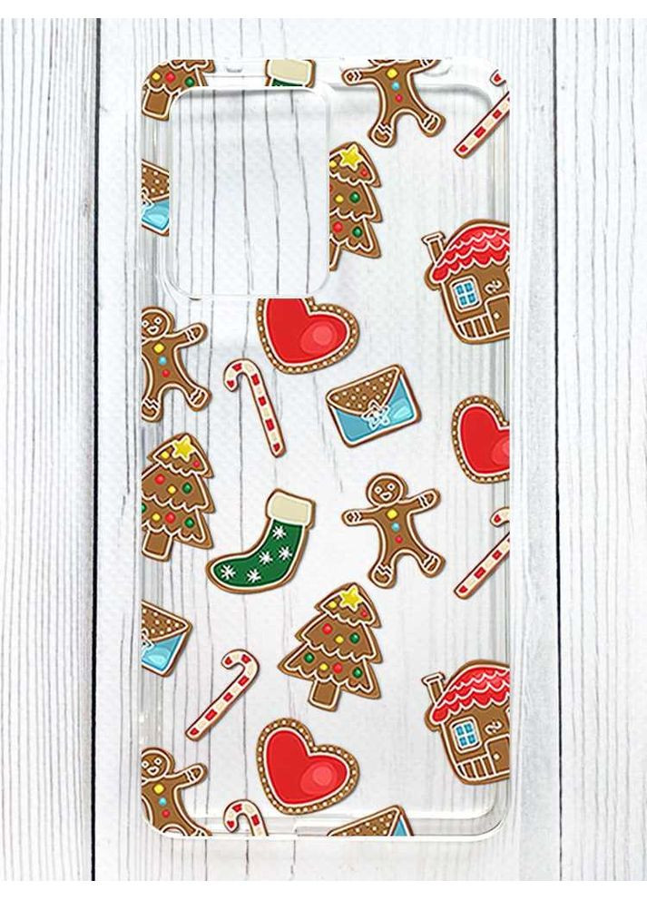 Прозорий чохол на Xiaomi Redmi Note 12 Pro 5G Різдвяний фон (принт 181) Creative (362964680)