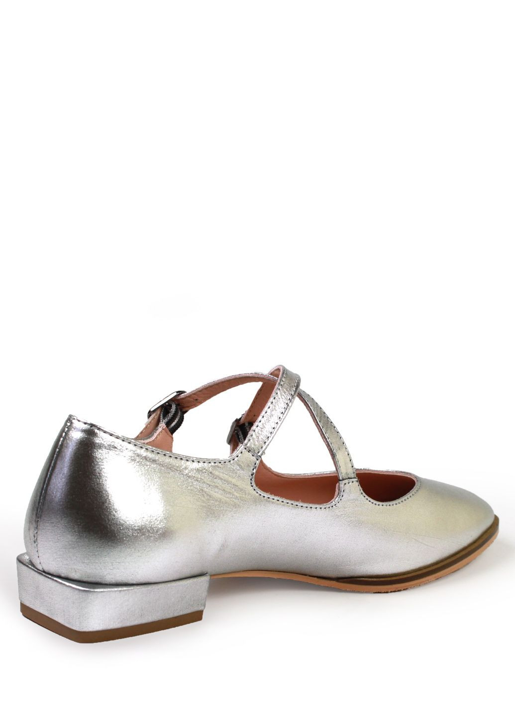 It-Girl Летний туфель серебряный з натуральная кожа, — лето (290039036)