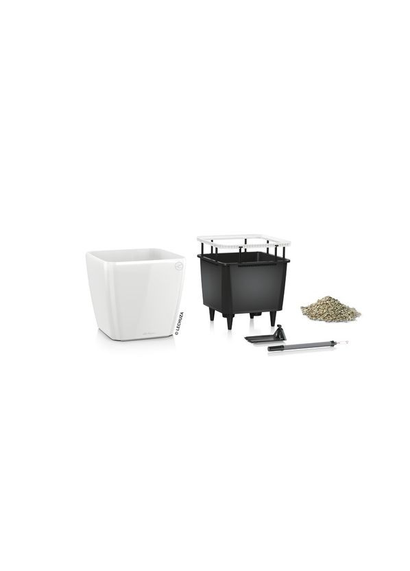 Вазон Quadro Premium LS 28, сіро-коричневий (A-013591) Lechuza (317268816)