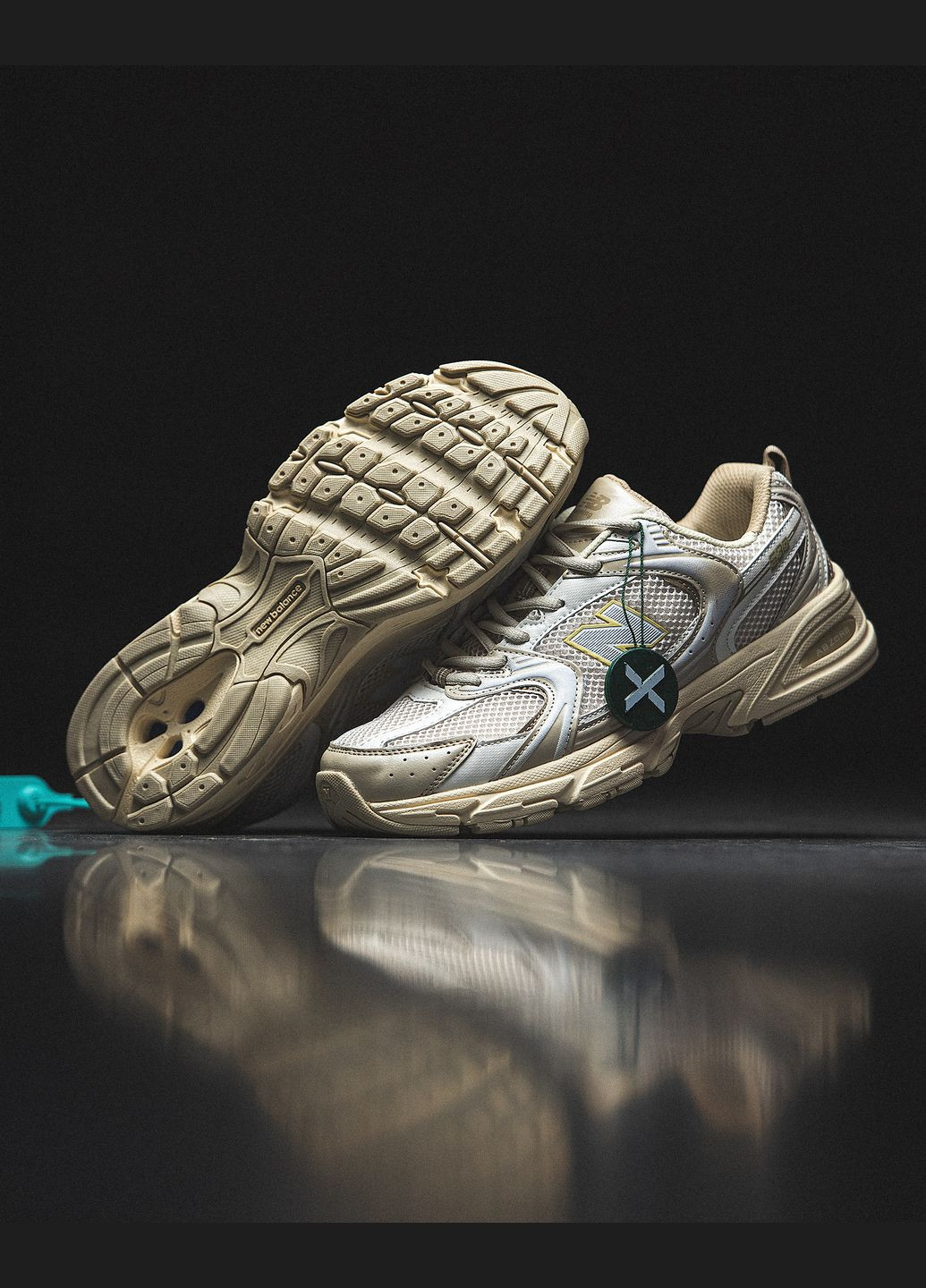 Сірі Осінні кросівки чоловічі і жіночі new balance 530 beige | нью беланс 530 бежеві No Brand