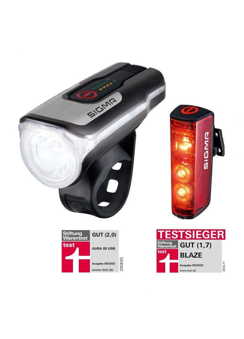 Комплект ламп Sigma Aura 80 + USB Blaze (359455691)