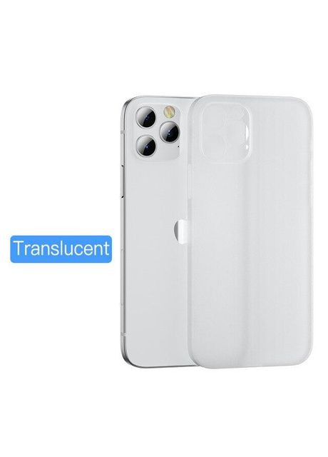 Ультратонкий чехол для iPhone 12 Pro Max матовый полупрозрачный пластик Ultimate Experience (322287737)