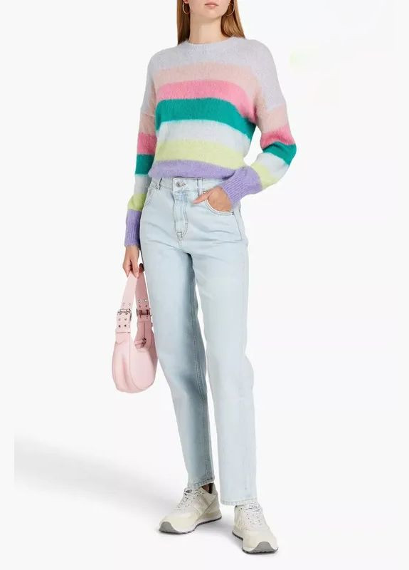 Стильні блакитні джинси Таперед Maje - (324432776)