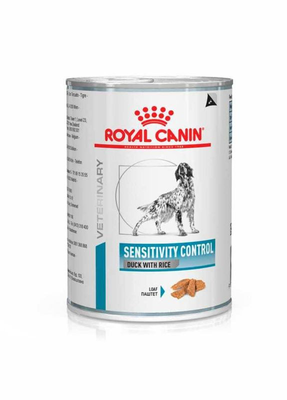 Sensitivity Control Duck With Rice - Ветеринарная диета с уткой для собак при нежелательной реакции на корм 410 г (9003579026625) Royal Canin (327215635)