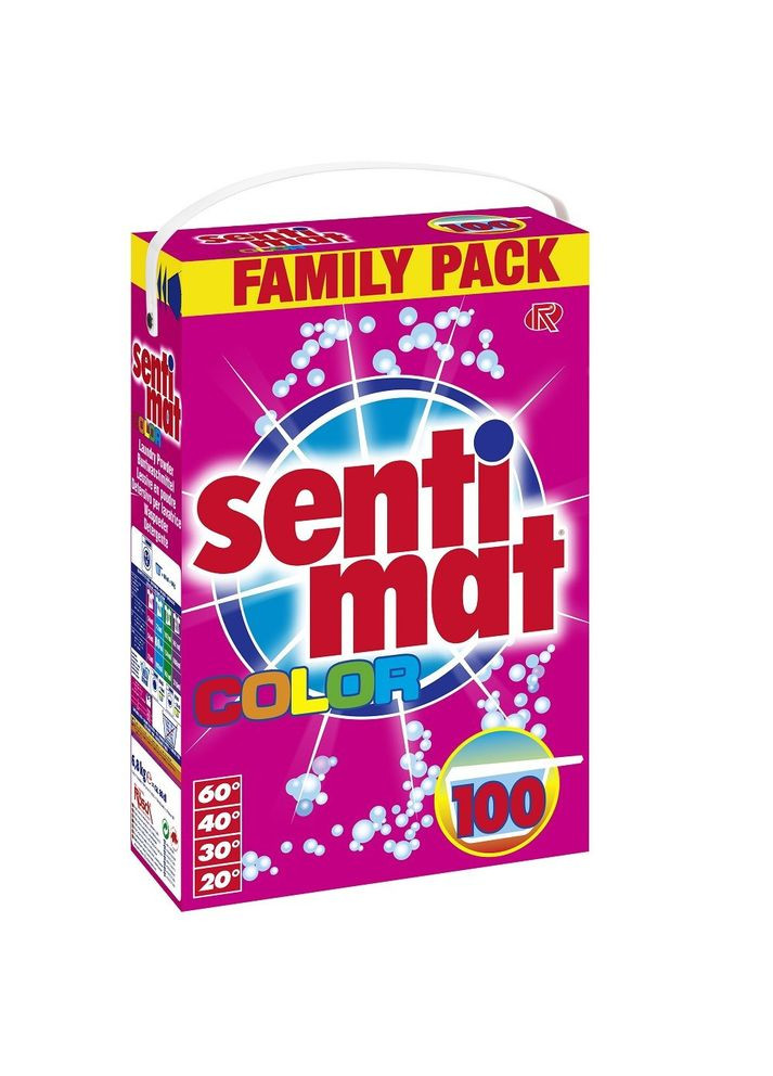 Порошок для цветных тканей Color 5.5kg на 100 стирок. Sentimat (334000099)
