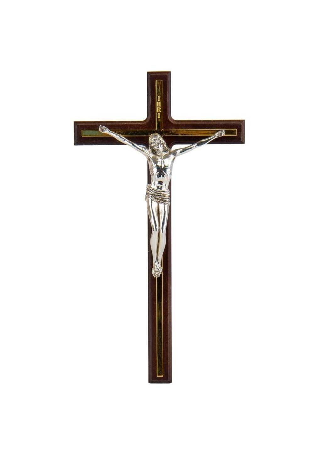 Хрест у подарунковій упаковці Розп'яття Ісуса 27х15х3 см Veronese (278082449)