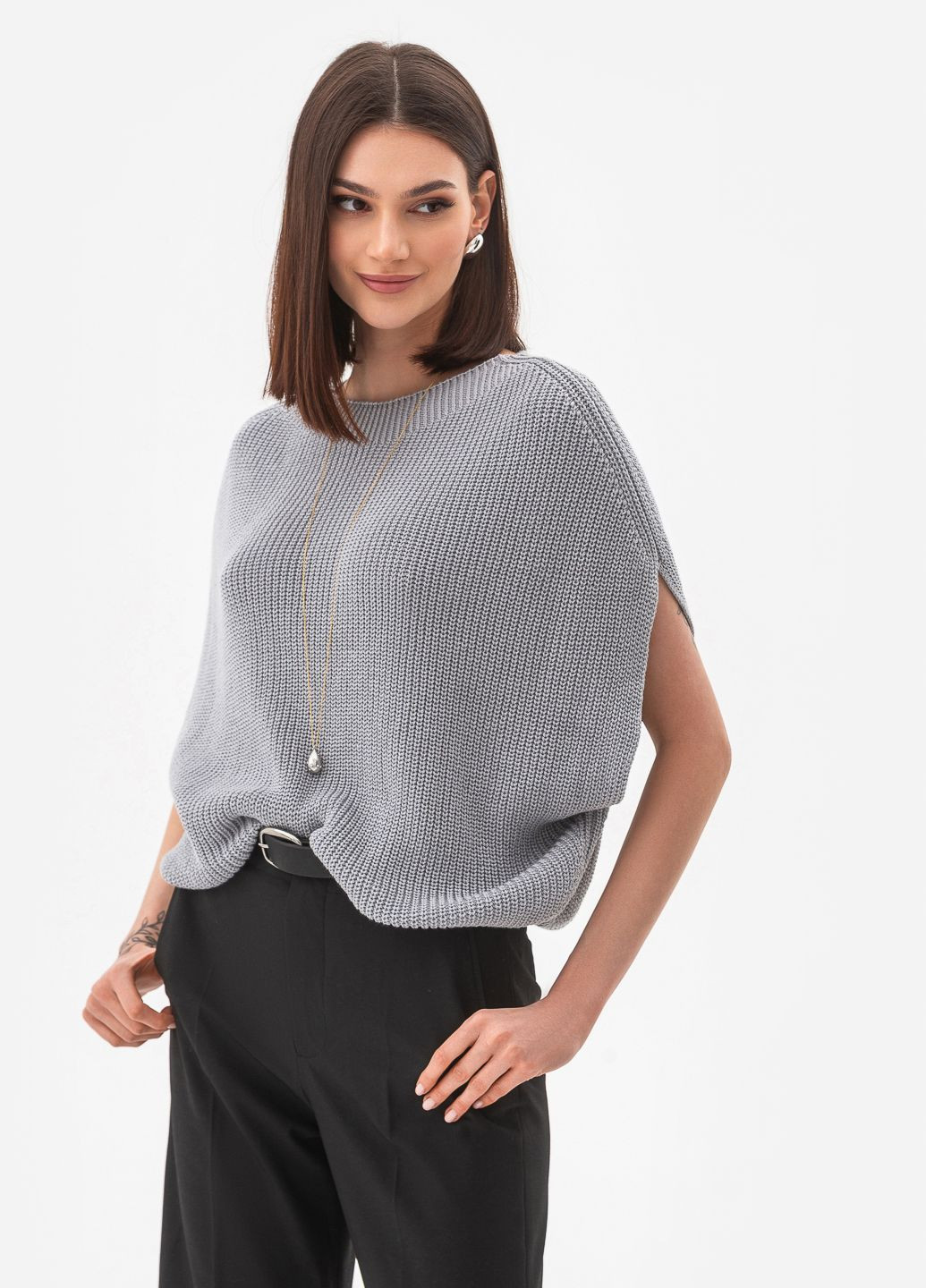 Стильна бавовняна безрукавка SVTR (327842302)