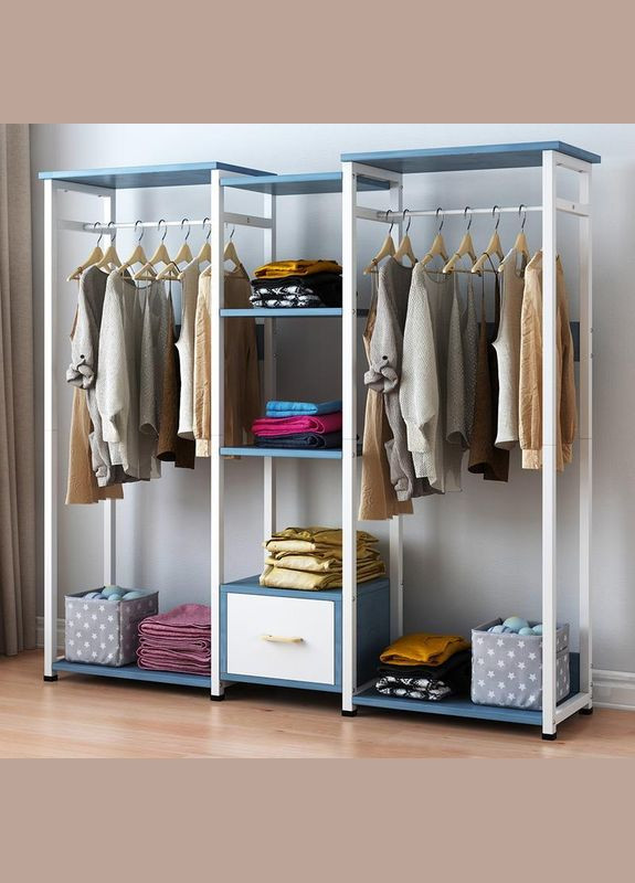 Стійка вішалка для одягу з дерева Детеліна зефір-ірис (СВГ-00492053) No Brand (328081853)