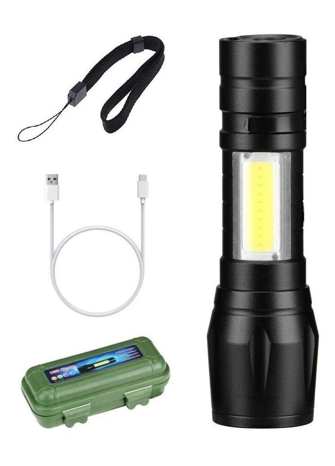 Ліхтарик ударостійкий ручний акумуляторний із Zoom 3 режими Police BL-511 + Зарядка Bailong (306716695)