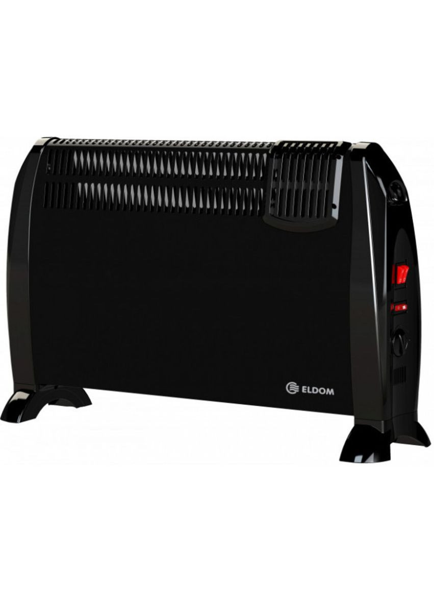 Конвектор електричний з вентилятором чорний 2000 w CFV 2000 - BL ELDOM (346492080)