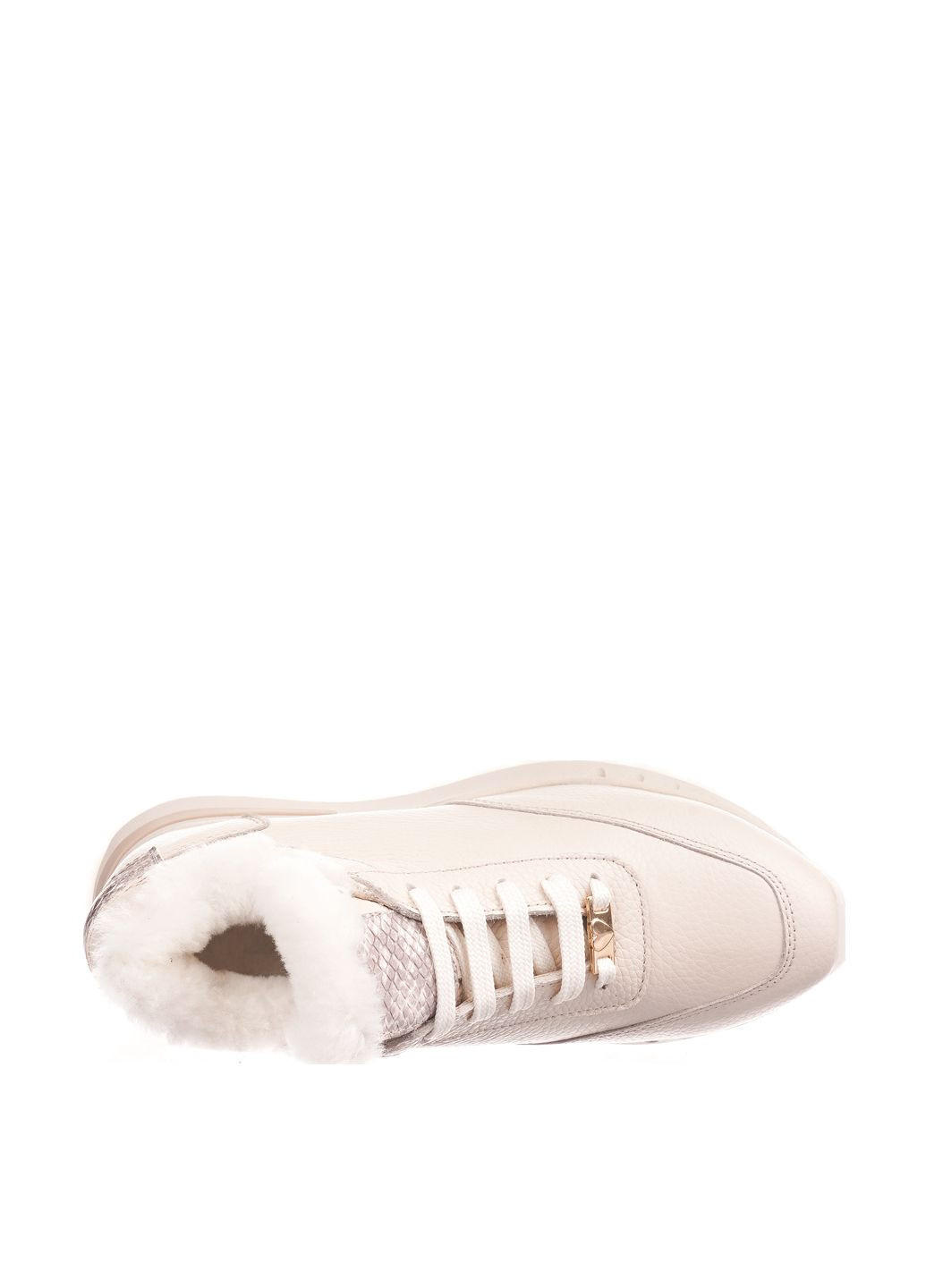 Кроссовки Mario Muzi молочные зима (302298653)