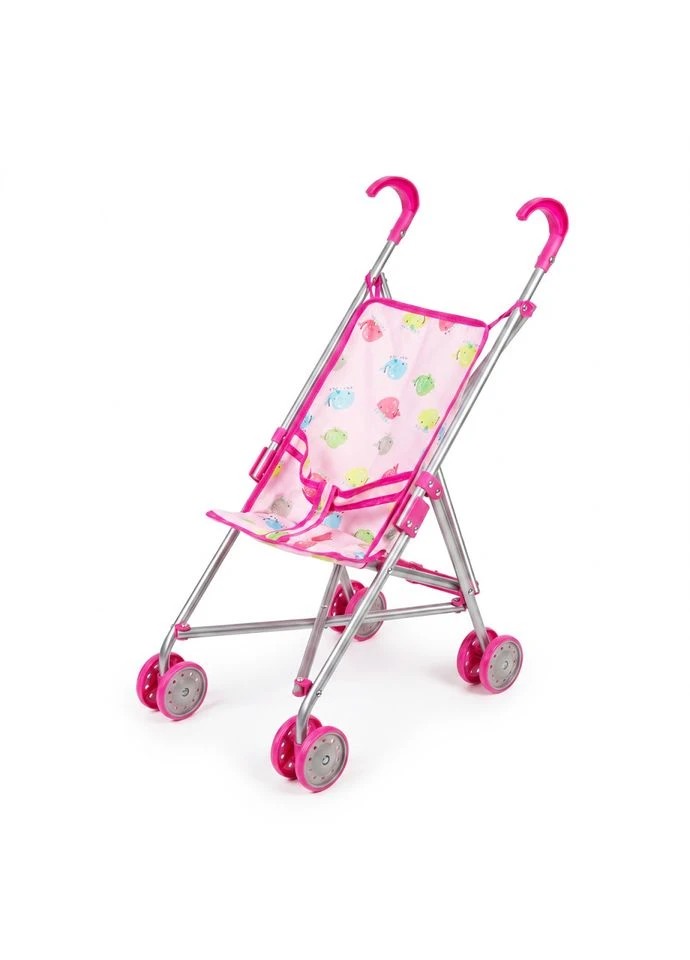 Коляска для ляльок Кольорові кити 9302 W-23 тростина No Brand (390057533)