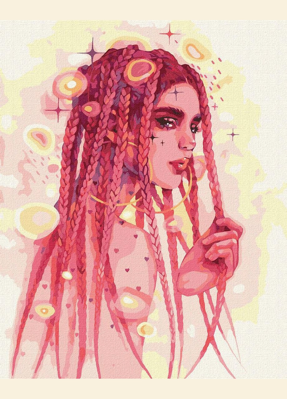 Картина за номерами "Дивовижна незнайомка" 40*50 см KHO2578 Ідейка (362533725)