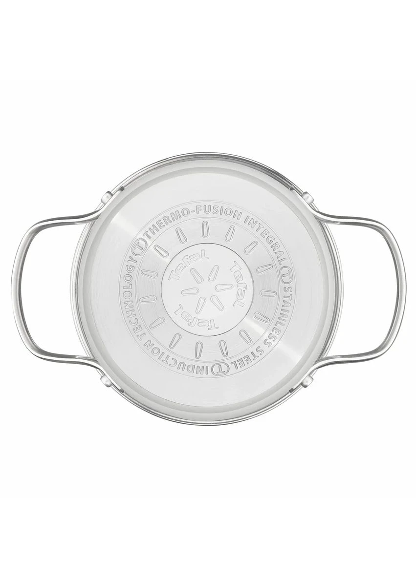 Каструля Mini з кришкою, 1 л, з нержавіючої сталі та скляним покриттям. Tefal (398106905)