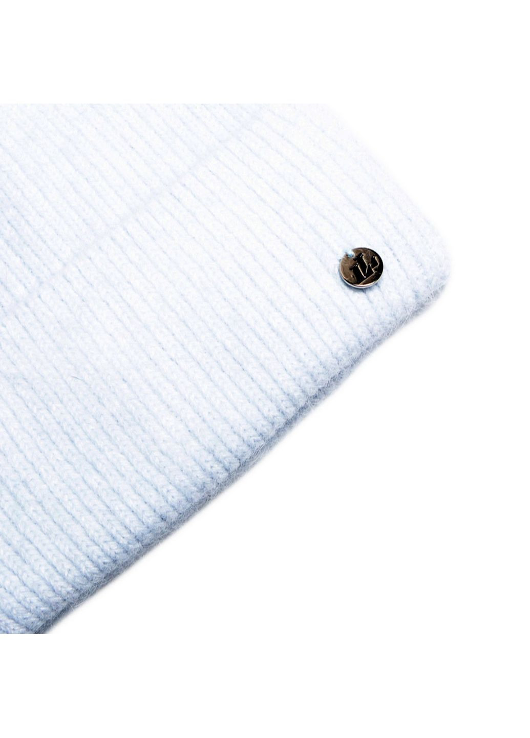 Шапка біні жіноча ангора блакитна LORETTE LuckyLOOK 261-419 (322792095)