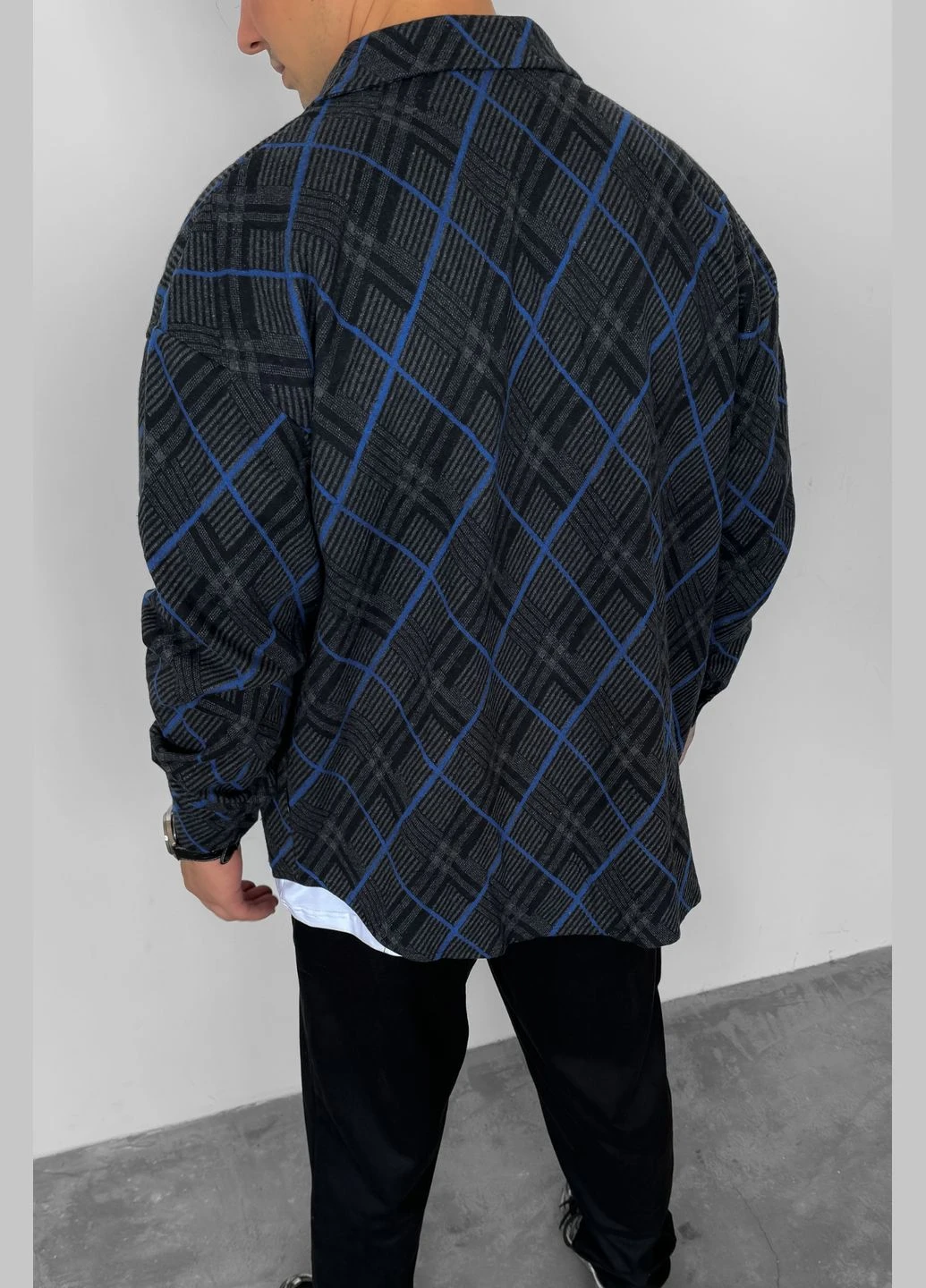 Стильна бавовняна сорочка у клітинку No Brand (322295299)