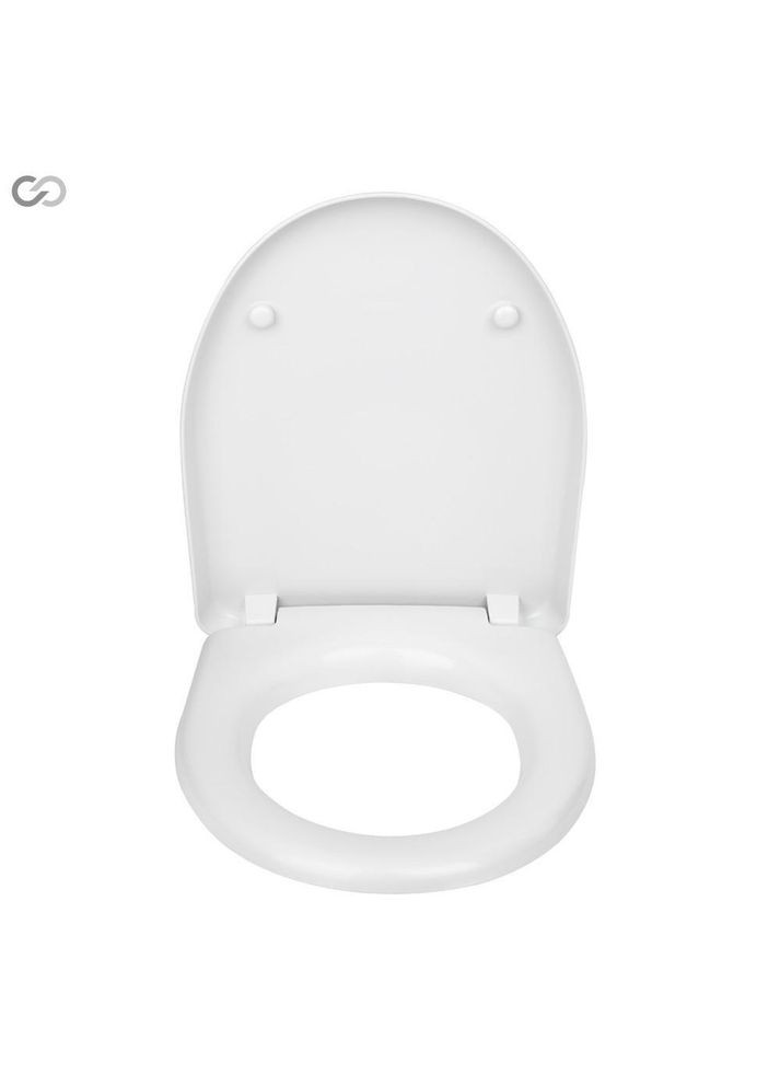 Сидіння для унітаза з металевим кріпленням СП‑6М, 365×445 мм SoloPlast (340286081)