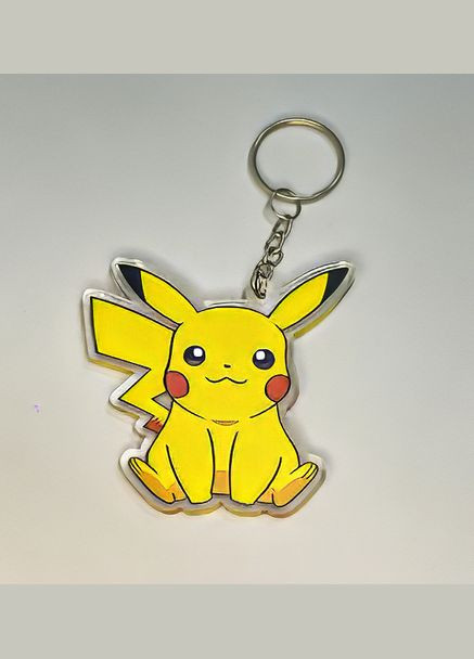 Брелок з Акрилу Pokemon Pikachu Покемон Пікачу No Brand (339619183)