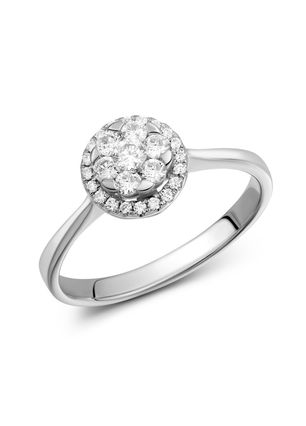 Кольцо с бриллиантами в белом золоте 1К193-0153 Zarina (278388370)
