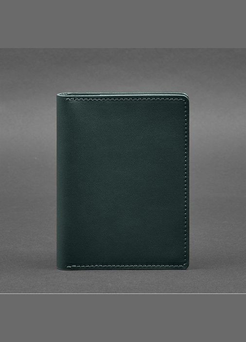 Кожаная обложка-органайзер для документов 6.1 зеленый краст (A-028194) BlankNote (329186746)