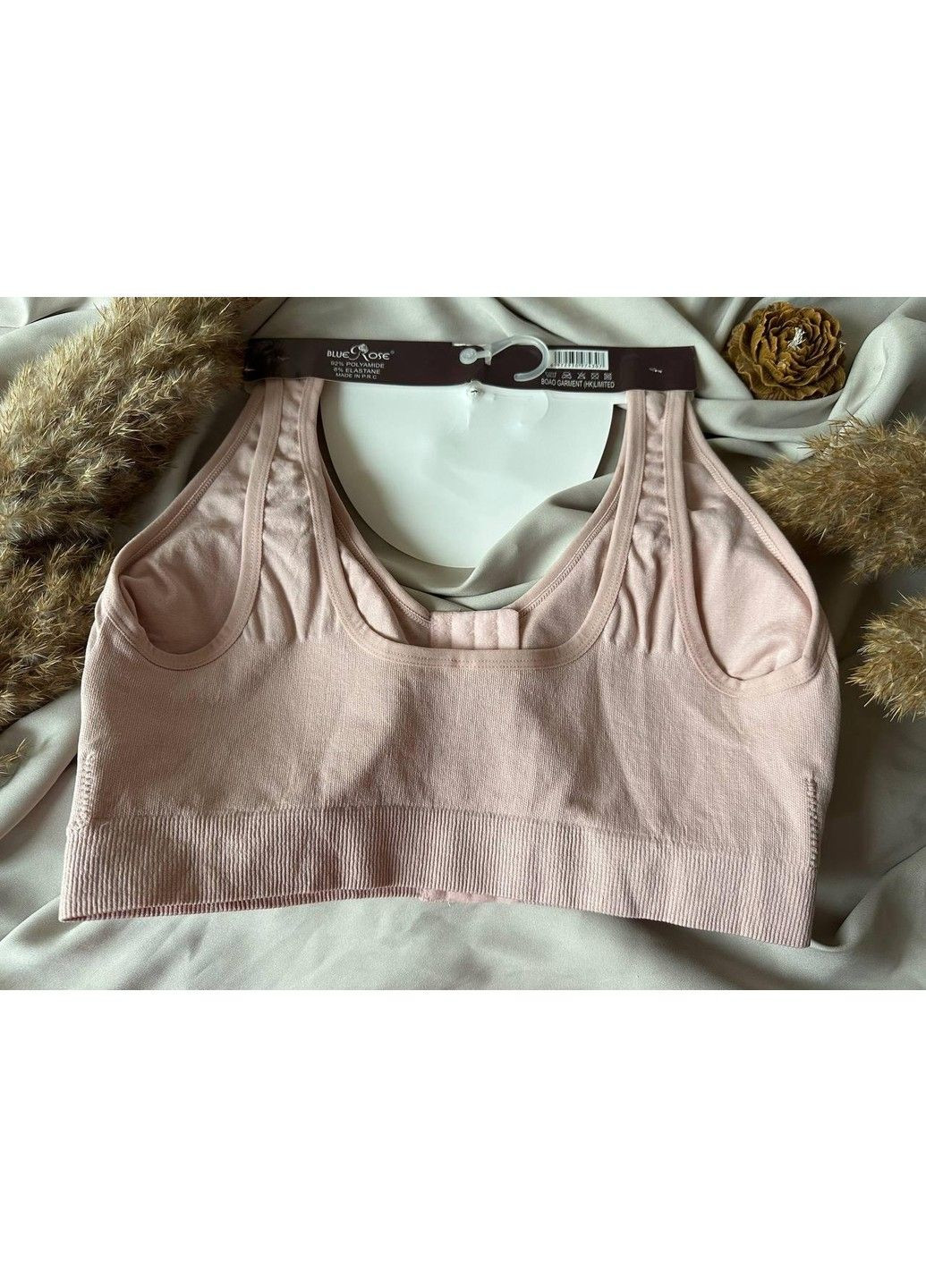 Топ батал c застежкой спереди 8430 Blue Rose (322773920)