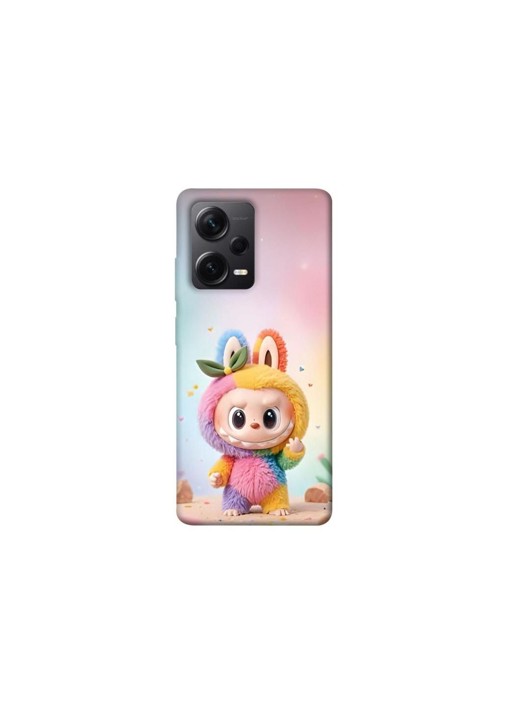 Чохол на Xiaomi Redmi Note 12 Pro+ 5G Labubu colored Frontalka (356091930)
