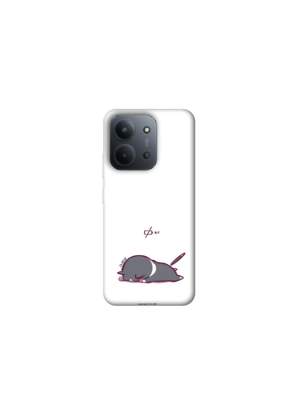 Чехол на Xiaomi Redmi 15C (EU) The battery is dead Frontalka (384560117)