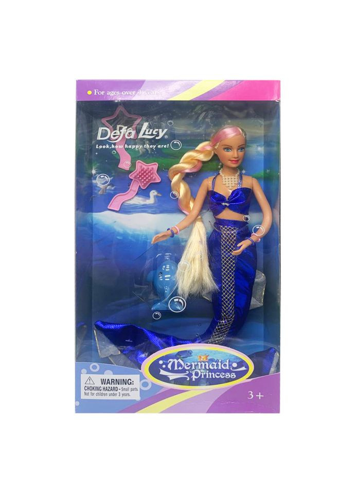 Кукла DEFA 20983 русалка Синий Bambi (365250044)