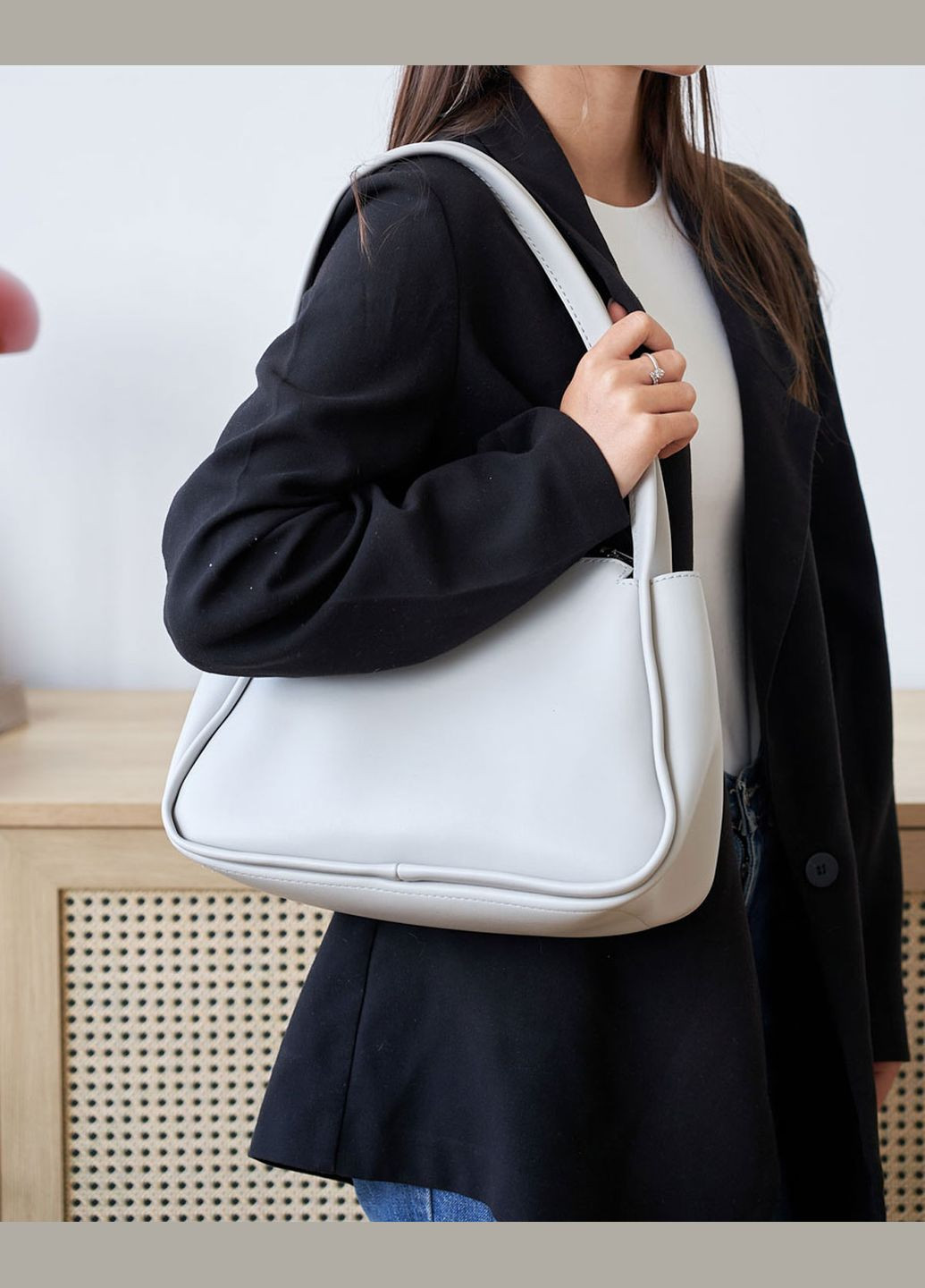 Сумка жіноча крос боді екошкіра (wel-12801) Сірий WeLassie (315864673)