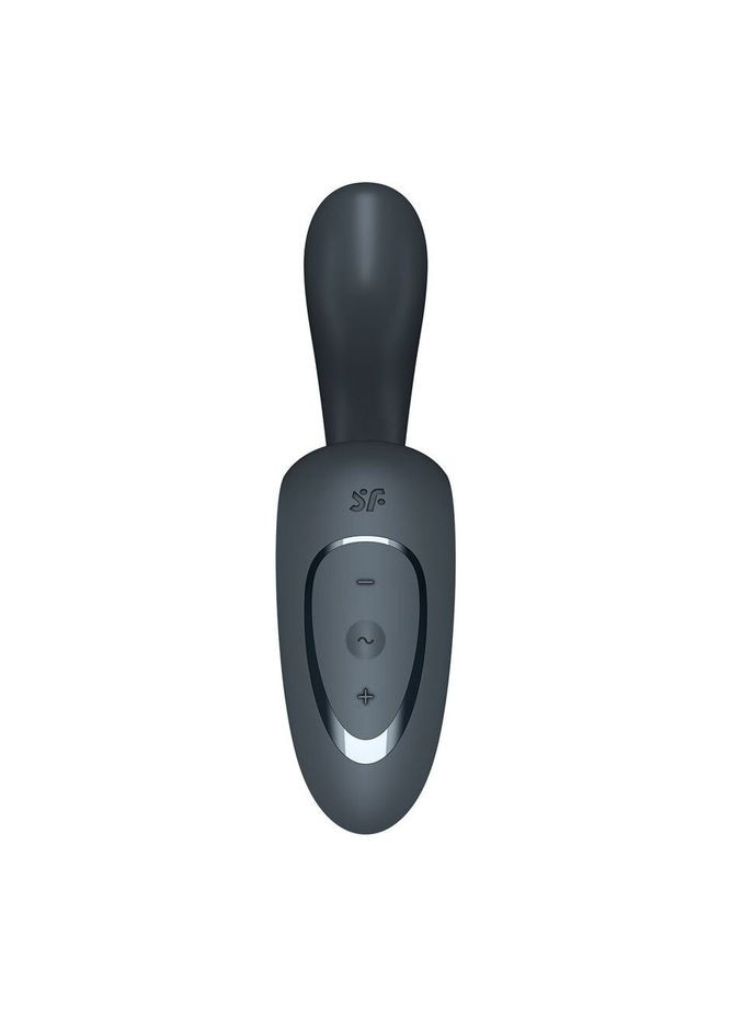 Вагінально-кліторальний вібратор G for Goddess 1 Dark Grey, 2 мотори - CherryLove Satisfyer (332209462)