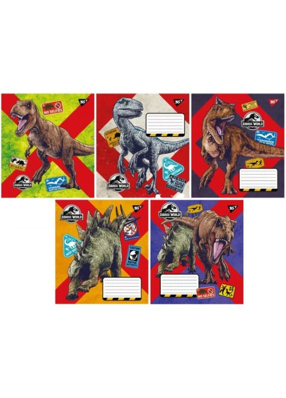 Тетрадь 18 л. клетка "/YES" / Jurassic world 1 Вересня (342416768)