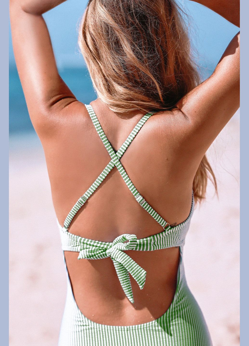 Белый летний купальник CUPSHE