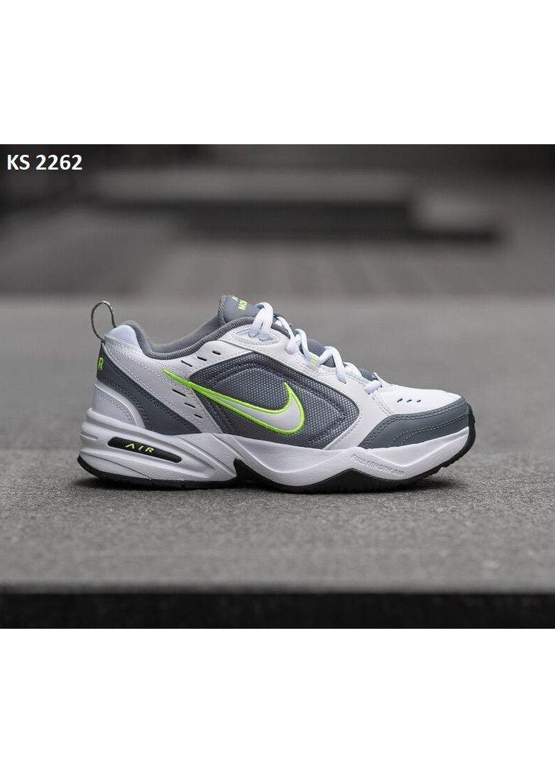 КРОСІВКИ ЖІНОЧІ NIKE AIR MONARCH IV WHITE LIGHT GREEN НАЙК АІР МОНАРХ No Brand сірі демісезони (367173630)