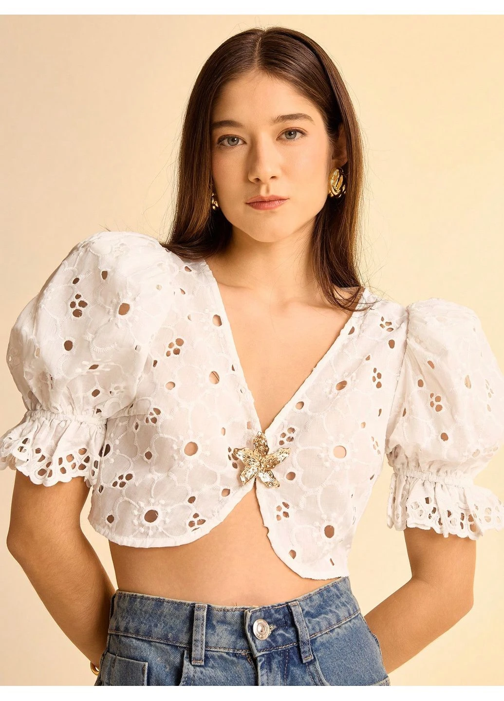 Біла блуза SHEIN