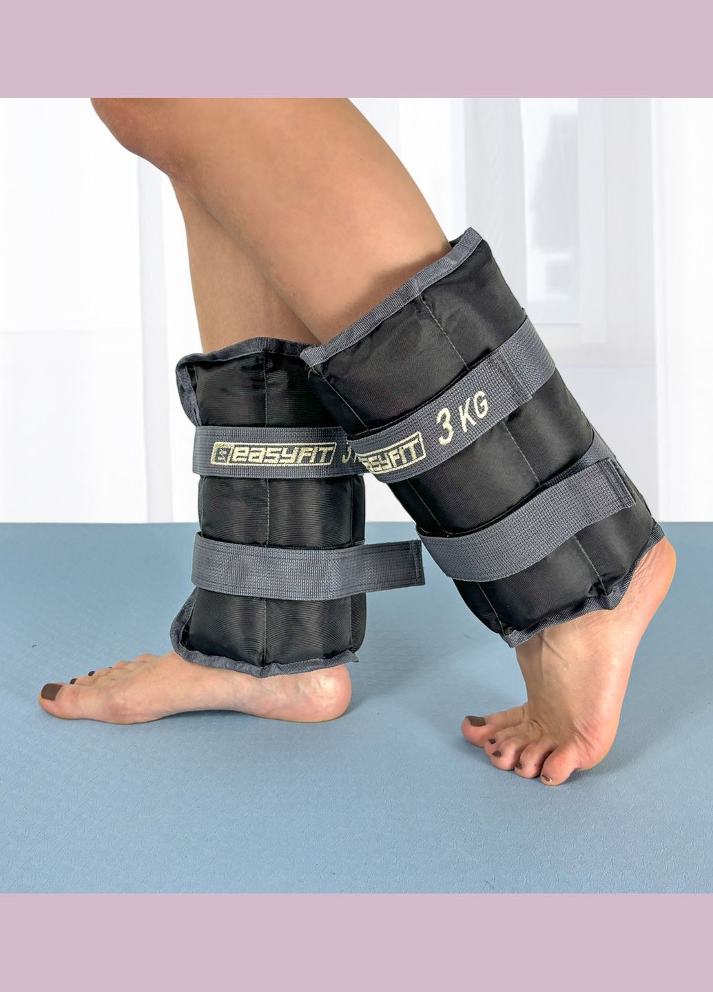 Обтяжувачі для ніг та рук 3 кг (пара) EasyFit (334337722)