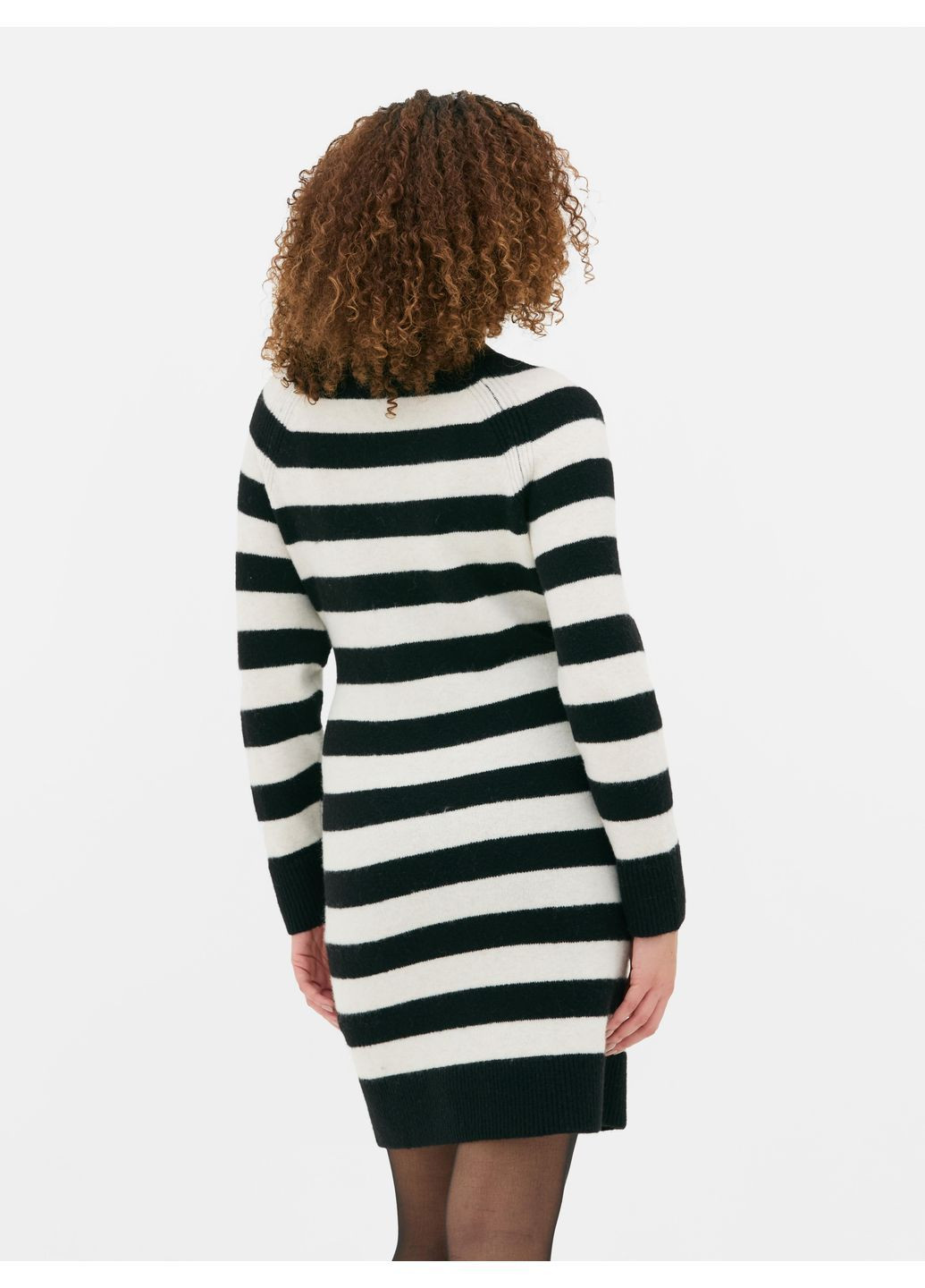 Черное платье демисезон,чорный-белый, Primark